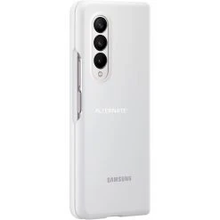 Handy Hüllen SAMSUNG Silicone Cover, Handyhülle (weiß, Samsung Galaxy Z Fold3 5G)