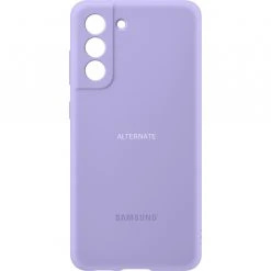 Handy Hüllen SAMSUNG Silicone Cover, Handyhülle (violett, Samsung Galaxy S21 FE)