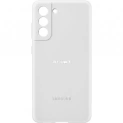 Handy Hüllen SAMSUNG Silicone Cover, Handyhülle (weiß, Samsung Galaxy S21 FE)