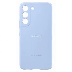 Handy Hüllen SAMSUNG Silicone Cover, Handyhülle (blau, Samsung Galaxy S22)