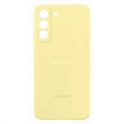 Handy Hüllen SAMSUNG Silicone Cover, Handyhülle (gelb, Samsung Galaxy S22+)