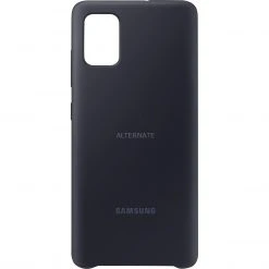 Handy Hüllen SAMSUNG Silicone Cover, Handyhülle (schwarz, Samsung Galaxy A71)