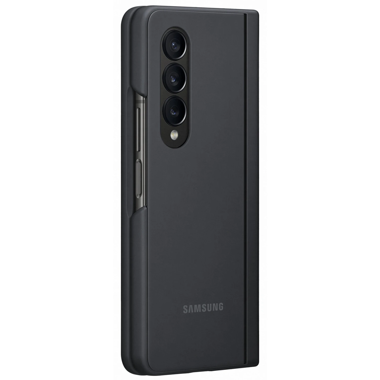 Handy Hüllen SAMSUNG Slim Standing Cover, Handyhülle (schwarz, Samsung Galaxy Z Fold4)