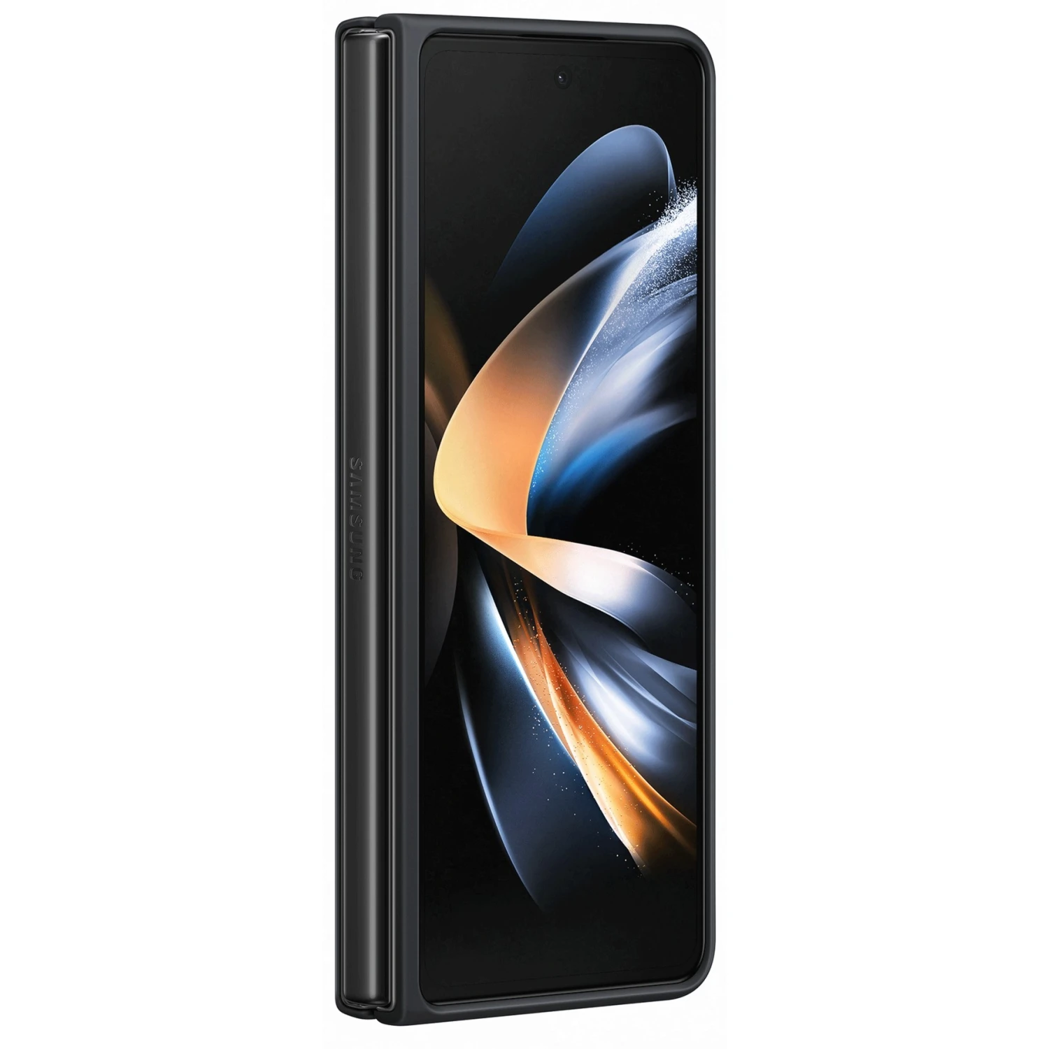 Handy Hüllen SAMSUNG Slim Standing Cover, Handyhülle (schwarz, Samsung Galaxy Z Fold4) – Bild 2