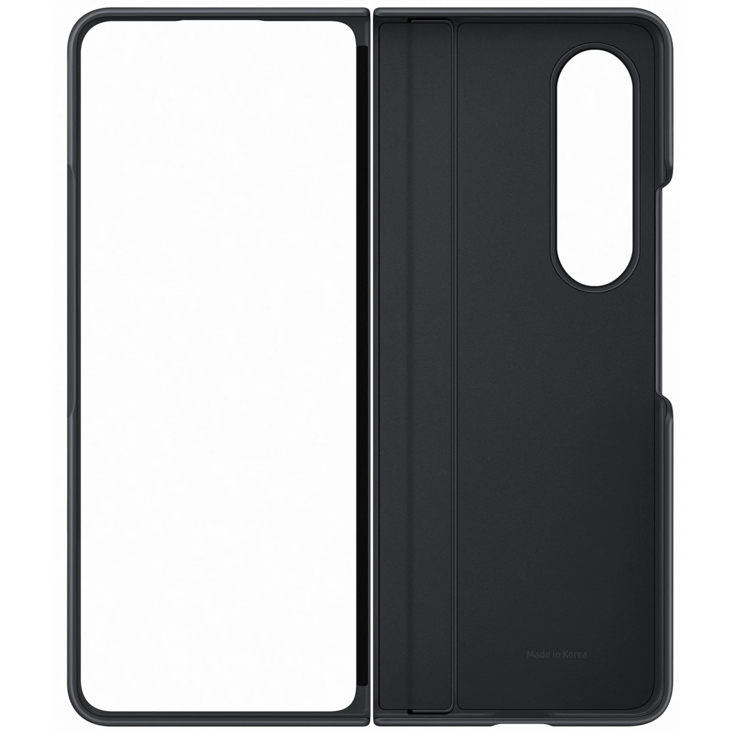 Handy Hüllen SAMSUNG Slim Standing Cover, Handyhülle (schwarz, Samsung Galaxy Z Fold4) – Bild 5