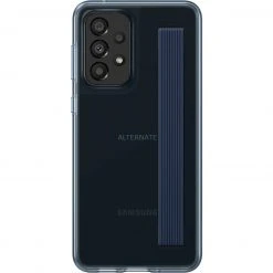 Handy Hüllen SAMSUNG Slim Strap Cover, Handyhülle (schwarz, Samsung Galaxy A33 5G)