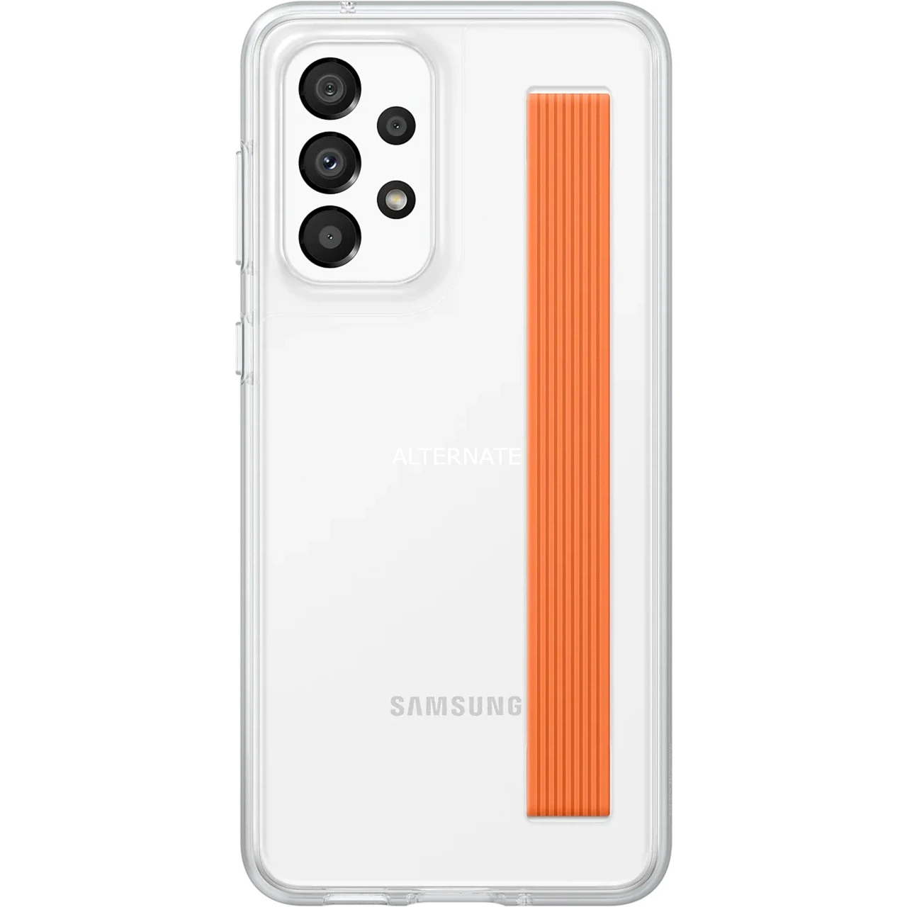 Handy Hüllen SAMSUNG Slim Strap Cover, Handyhülle (transparent, Samsung Galaxy A33 5G)