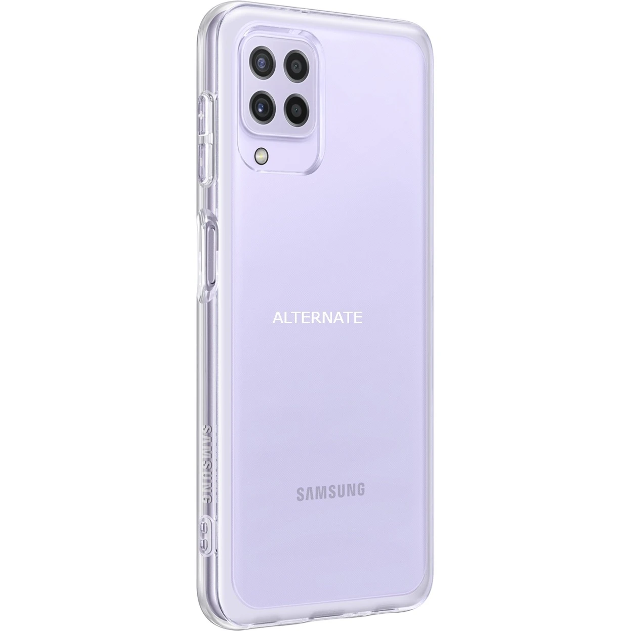 Handy Hüllen SAMSUNG Soft Clear Cover, Handyhülle (transparent, Samsung Galaxy A22 LTE)