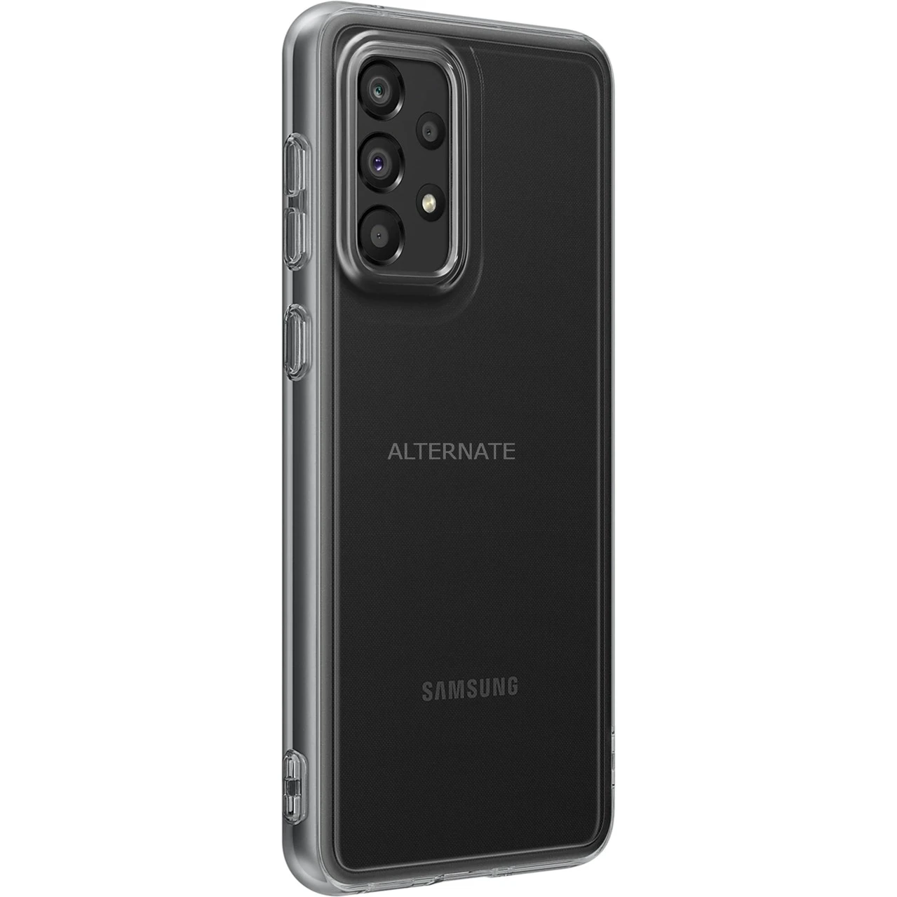 Handy Hüllen SAMSUNG Soft Clear Cover, Handyhülle (schwarz, Samsung Galaxy A33 5G)