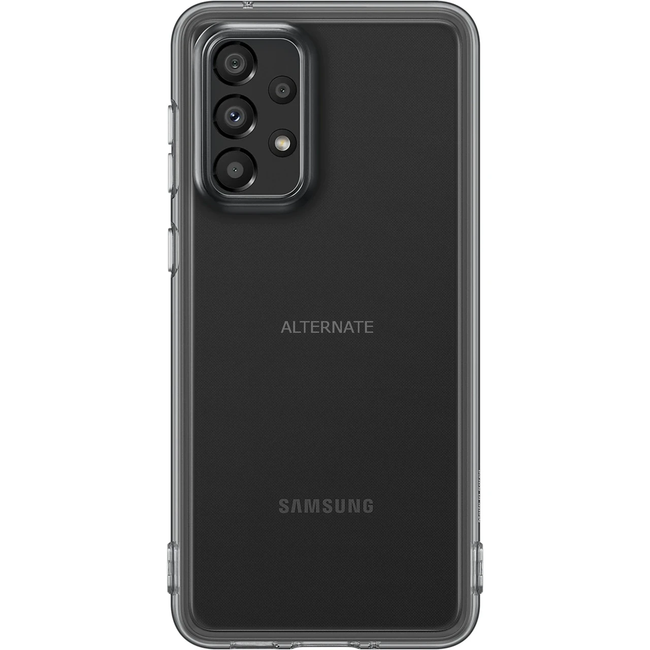 Handy Hüllen SAMSUNG Soft Clear Cover, Handyhülle (schwarz, Samsung Galaxy A33 5G) – Bild 2
