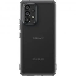 Handy Hüllen SAMSUNG Soft Clear Cover , Handyhülle (schwarz, Samsung Galaxy A53 5G)