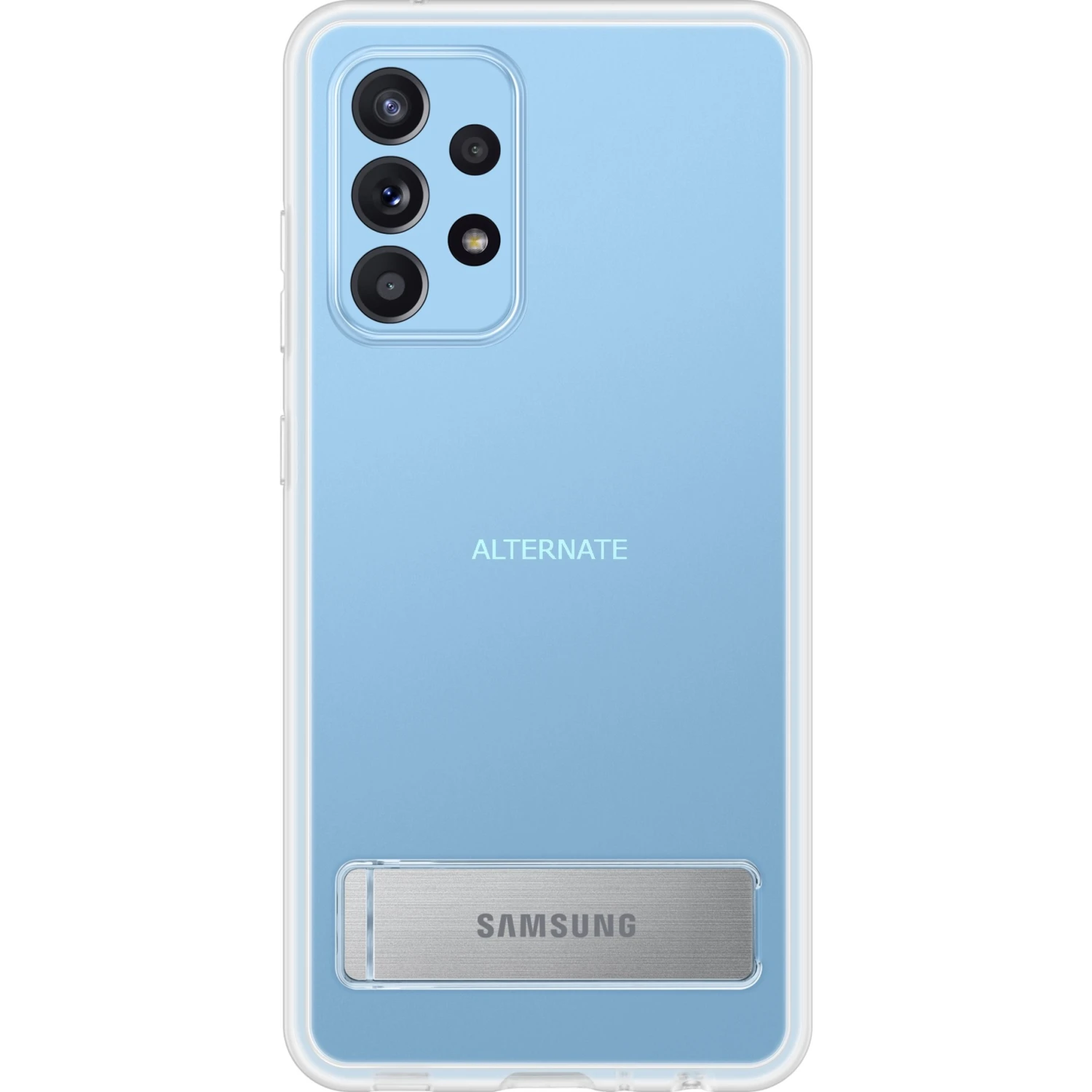 Handy Hüllen SAMSUNG Standing Cover, Handyhülle (transparent, Samsung Galaxy A52) – Bild 4