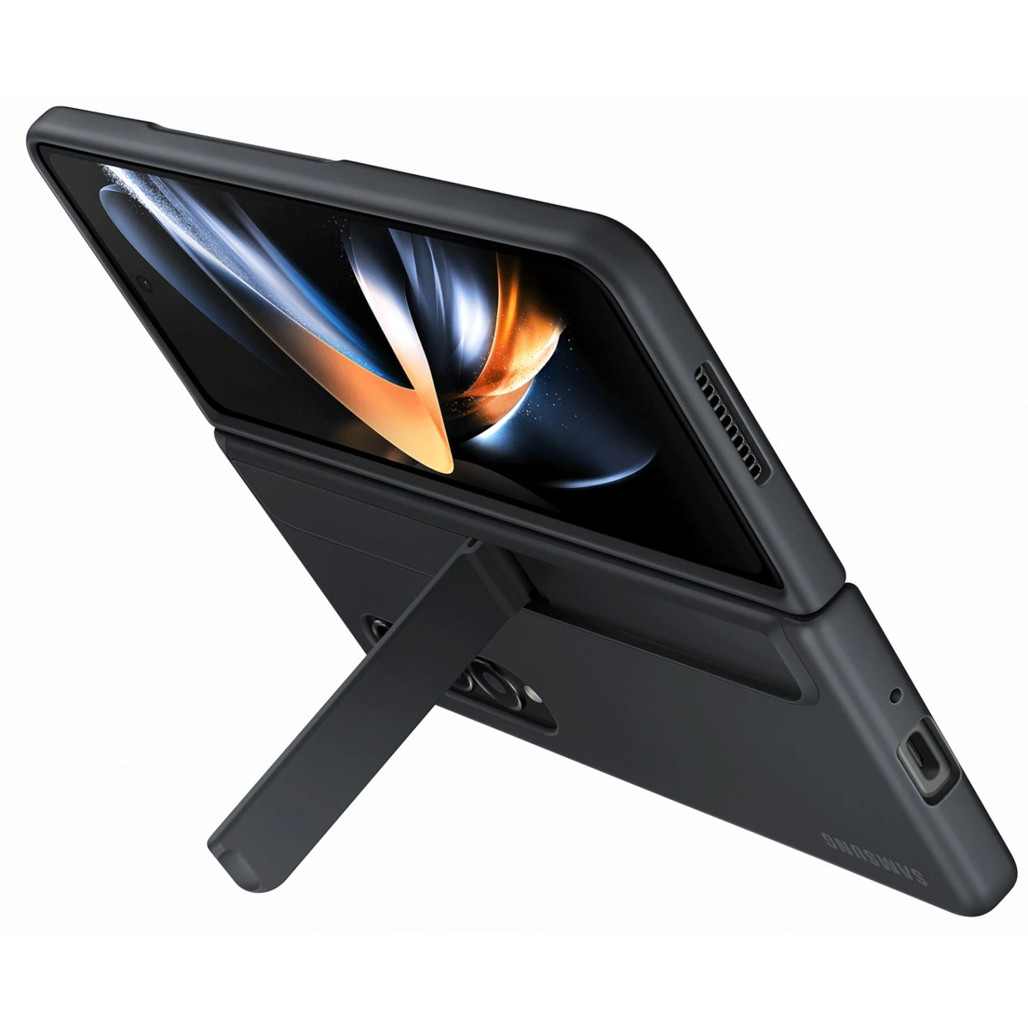 Handy Hüllen SAMSUNG Standing Cover Mit Pen, Handyhülle (schwarz, Samsung Galaxy Z Fold4) – Bild 6