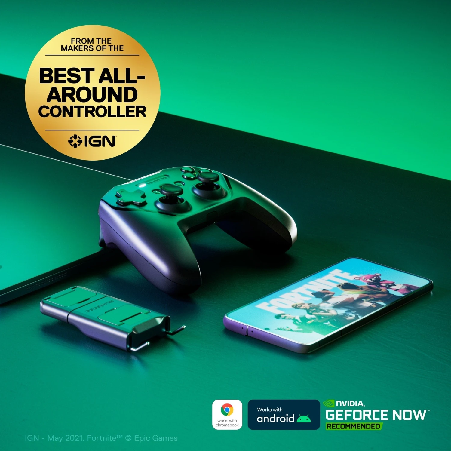 Handy Gamepads SteelSeries Stratus+, Gamepad (schwarz) – Bild 2