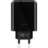 Handy Ladegeräte Goobay Dual-USB Schnellladegerät USB/QC3.0 28W (schwarz)