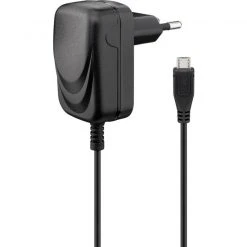 Handy Ladegeräte Goobay Micro USB-Ladegerät 1 A (schwarz)