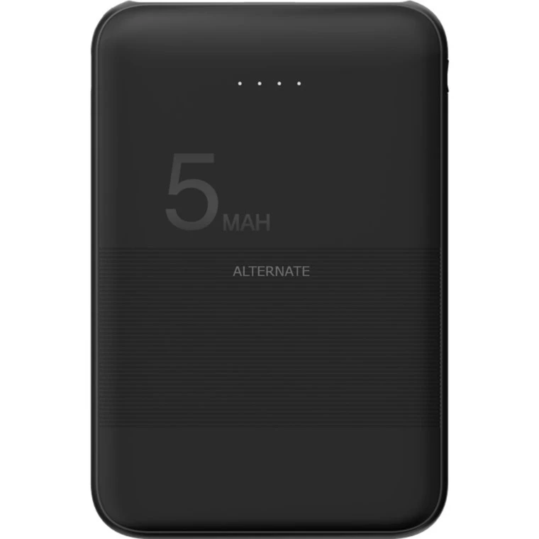 Powerbanks Goobay Powerbank Kompakt 5.000 MAh (schwarz, 5.000 MAh)