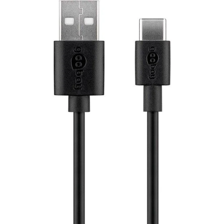 Handy Ladegeräte Goobay USB-C Dual Ladeset 2,4 A, Ladegerät (schwarz) – Bild 4