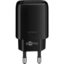 Handy Ladegeräte Goobay USB-C PD (Power Delivery) Schnellladegerät (20W) (schwarz)